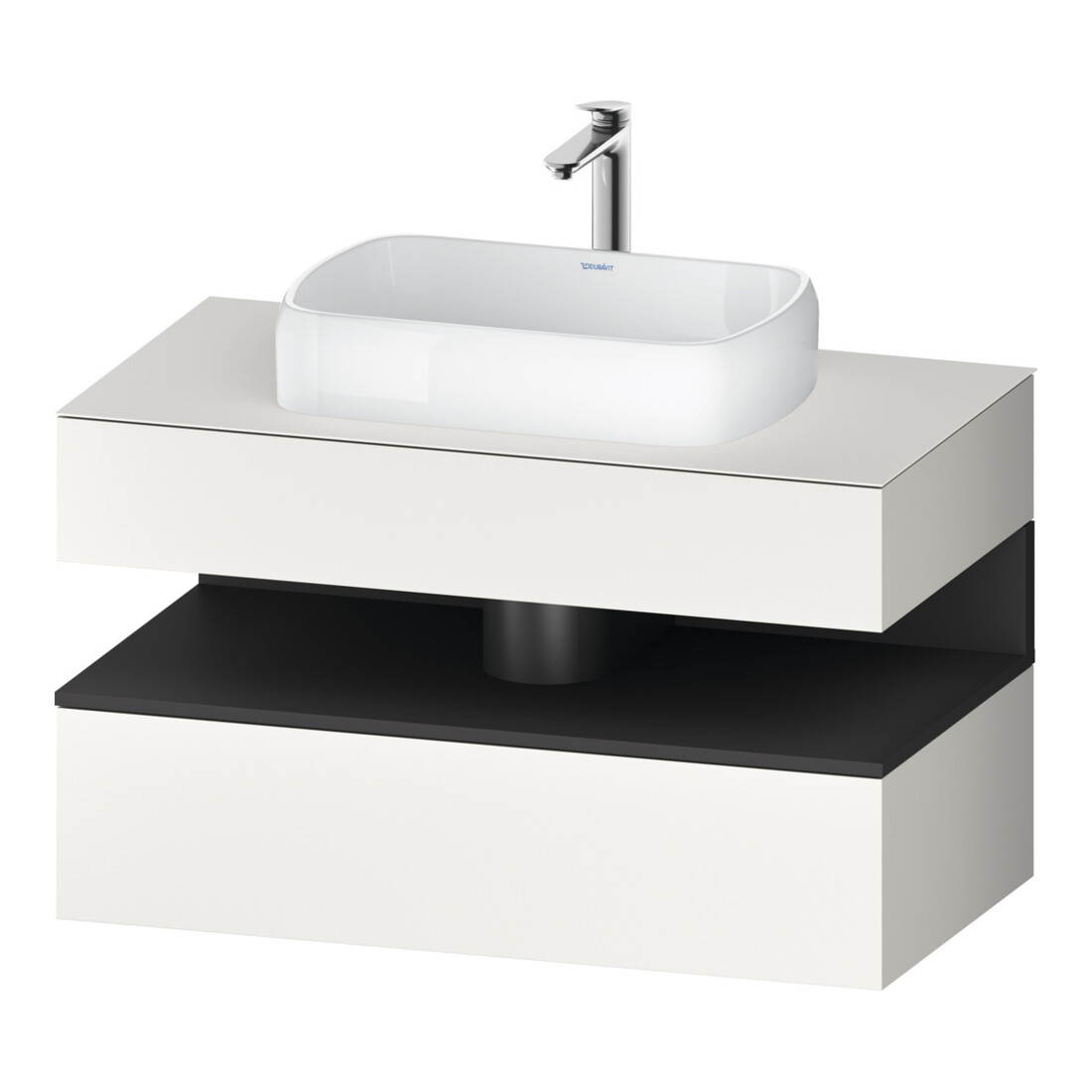Duravit Waschtischunterschrank Qatego 100x55x60cm, gra m/we m, Pl, Nischenb