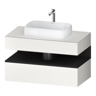 Duravit Waschtischunterschrank Qatego 100x55x60cm, gra m/we m, Pl, Nischenb