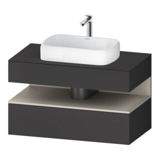 Duravit Waschtischunterschrank Qatego 100x55x60cm, T m/Gr m, Pl, Nischenb