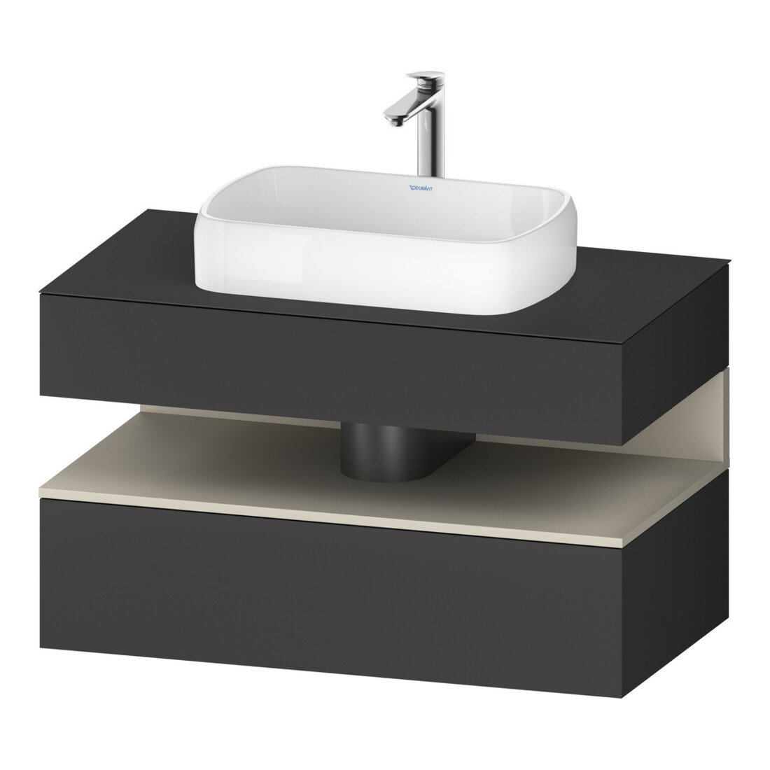 Duravit Waschtischunterschrank Qatego 100x55x60cm, T m/Gr m, Pl, Nischenb