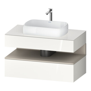 Duravit Waschtischunterschrank Qatego 100x55x60cm, T m/we g, Pl, 1 Schubkast.