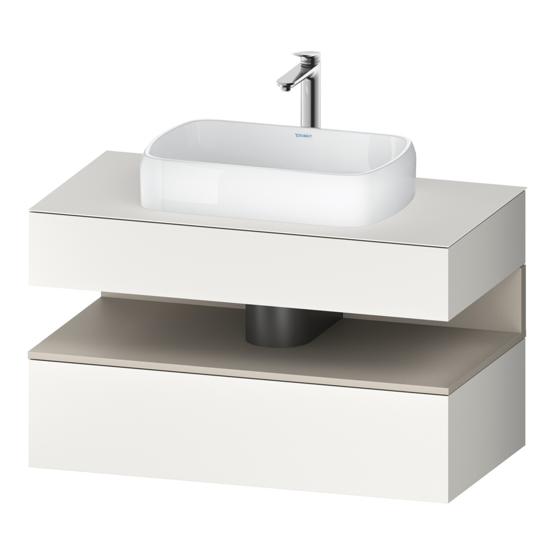 Duravit Waschtischunterschrank Qatego 100x55x60cm, T m/we m, Pl, 1 Schubkast.