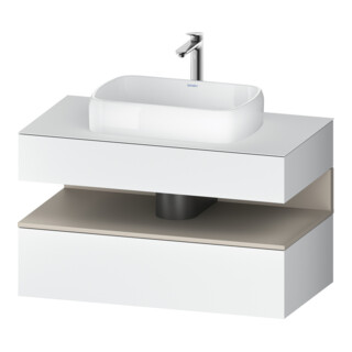 Duravit Waschtischunterschrank Qatego 100x55x60cm, T m/we m, Pl, Nischenb