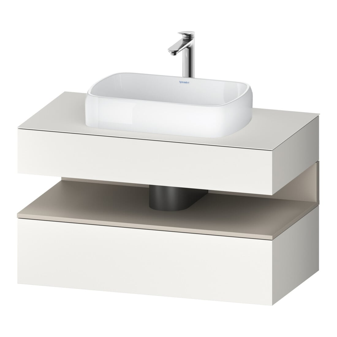 Duravit Waschtischunterschrank Qatego 100x55x60cm, T m/we m, Pl, Nischenb