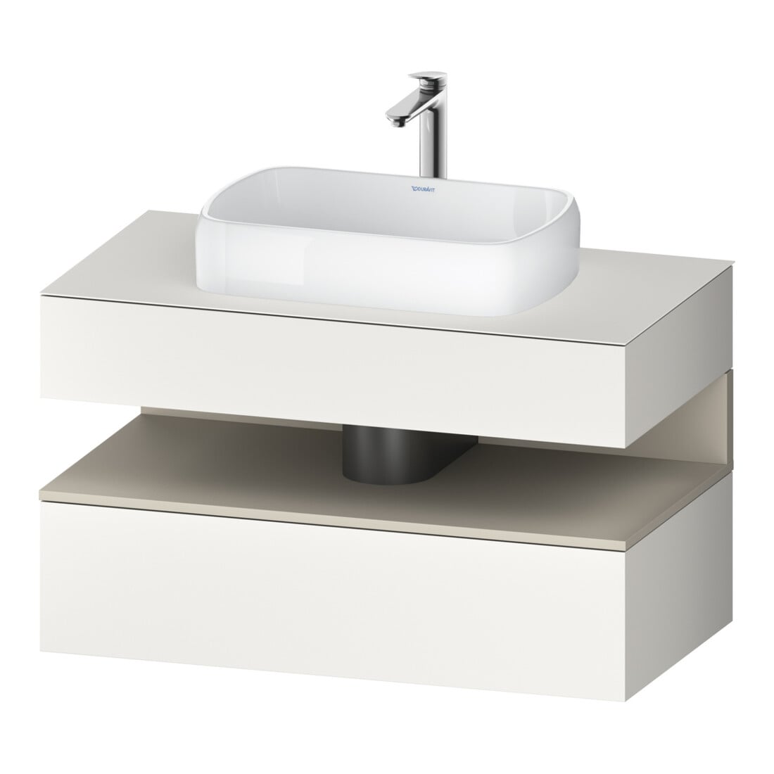 Duravit Waschtischunterschrank Qatego 100x55x60cm, T m/we m, Pl, Nischenb