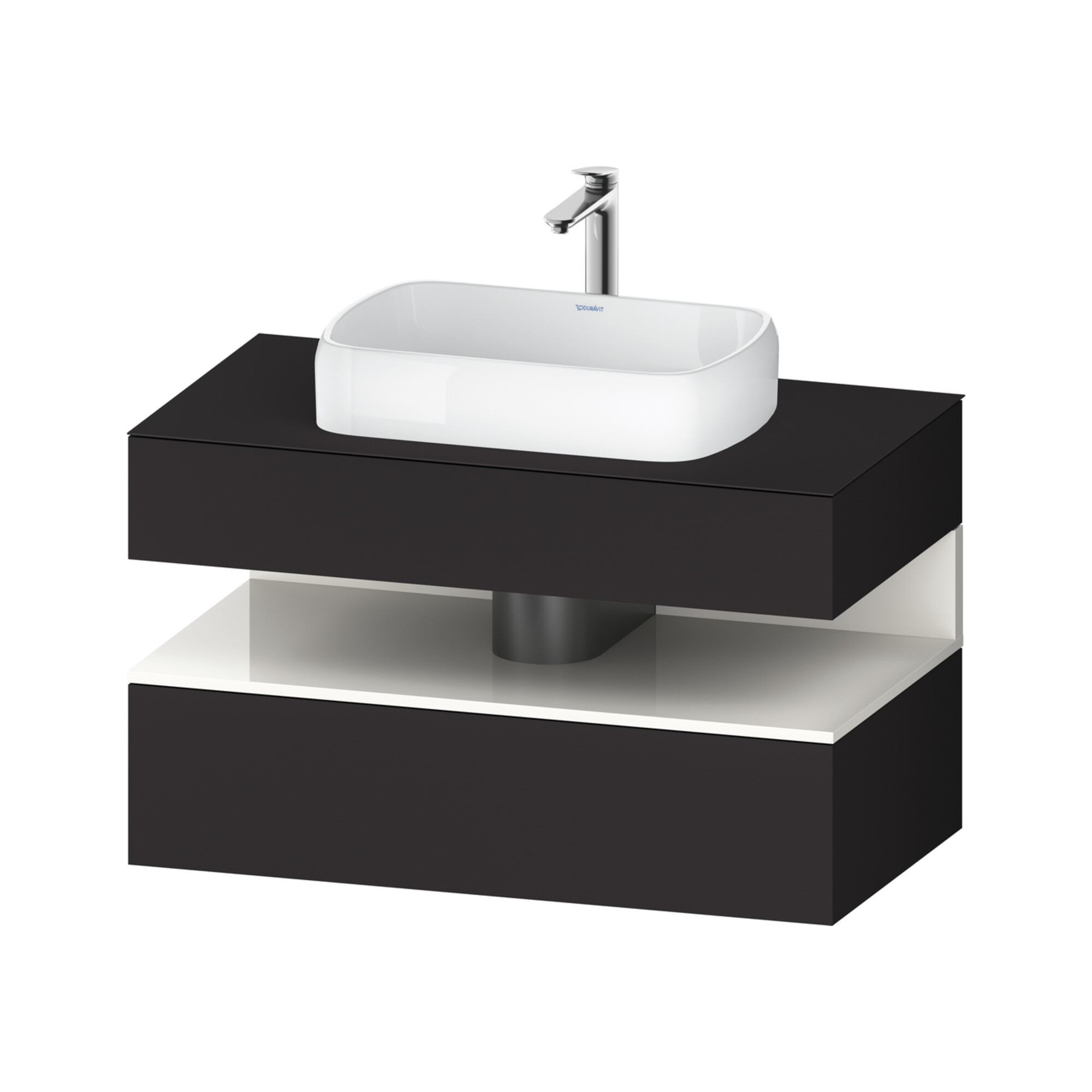 Duravit Waschtischunterschrank Qatego 100x55x60cm, w g/Gra m, Pl, Nischenb