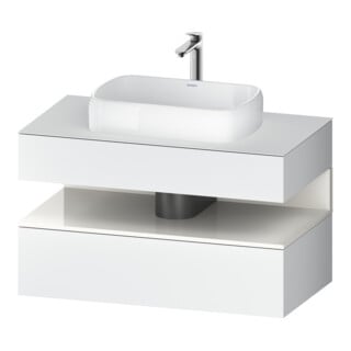 Duravit Waschtischunterschrank Qatego 100x55x60cm, w hgl/we m, Pl, Nischenb