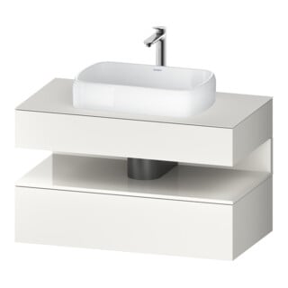 Duravit Waschtischunterschrank Qatego 100x55x60cm, w hgl/we m, Pl, Nischenb