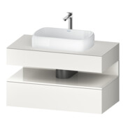 Duravit Waschtischunterschrank Qatego 100x55x60cm, w hgl/we m, Pl, Nischenb