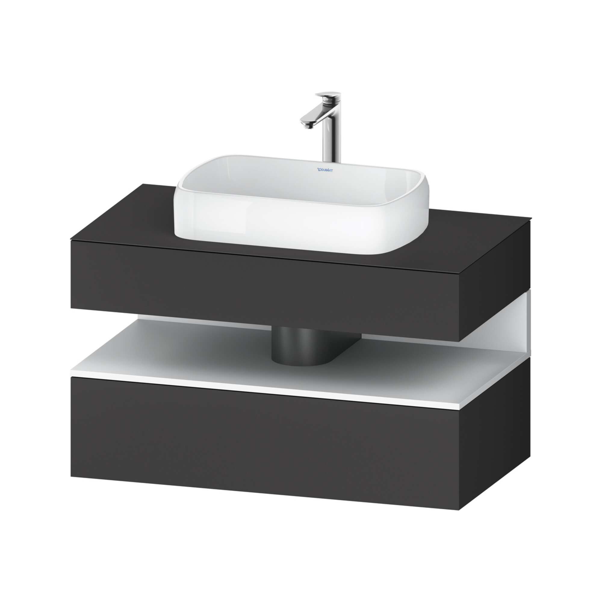 Duravit Waschtischunterschrank Qatego 100x55x60cm, w m/Gr m, Pl, Nischenb