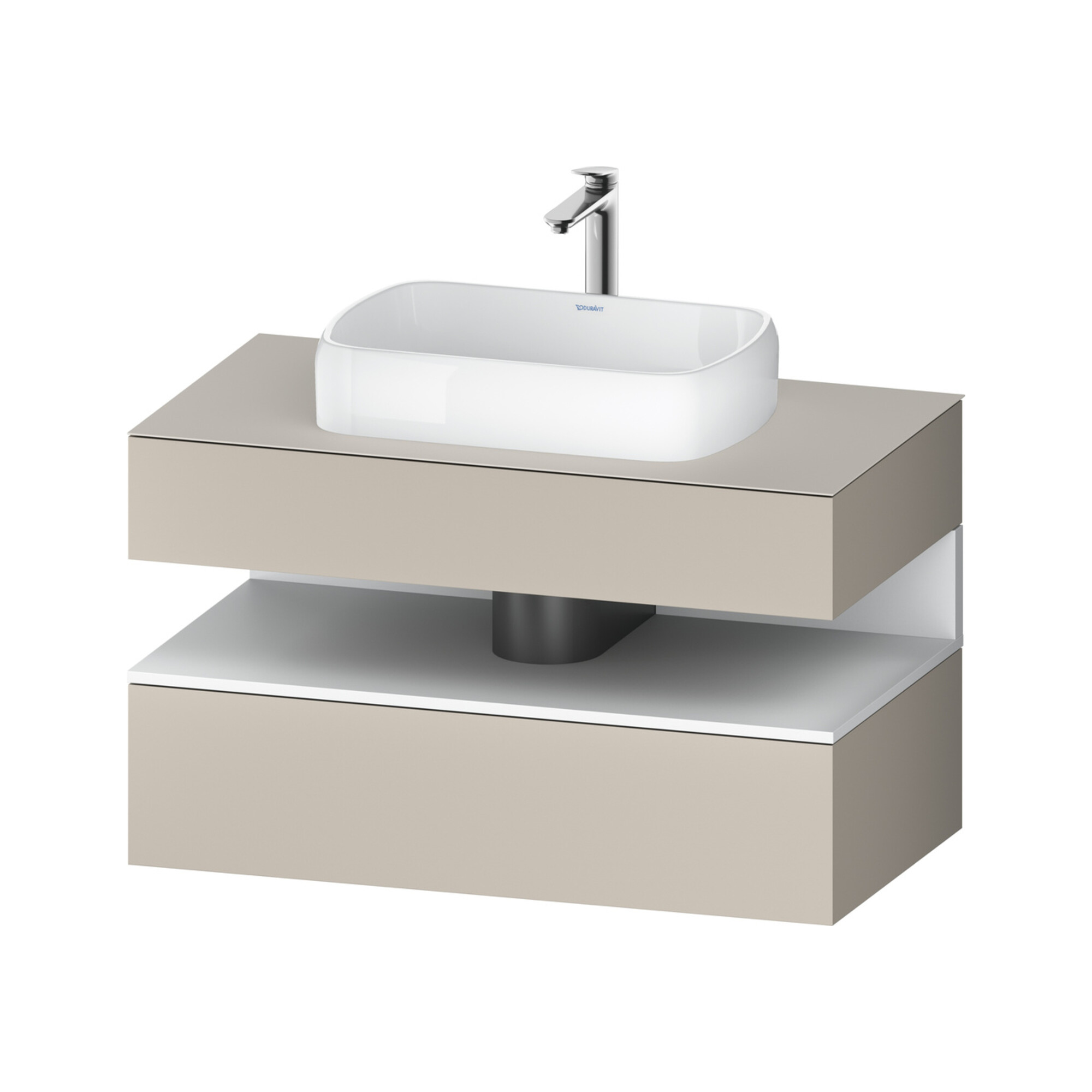 Duravit Waschtischunterschrank Qatego 100x55x60cm, w m/ta m, Pl, 1 Schubkast.