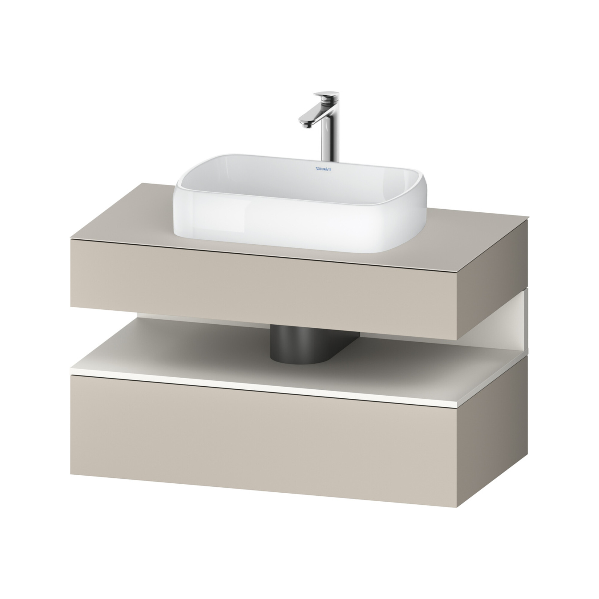 Duravit Waschtischunterschrank Qatego 100x55x60cm, w m/ta m, Pl, 1 Schubkast.