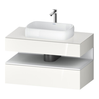 Duravit Waschtischunterschrank Qatego 100x55x60cm, w m/we g, Pl, 1 Schubkast.