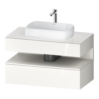 Duravit Waschtischunterschrank Qatego 100x55x60cm, w m/we g, Pl, 1 Schubkast.