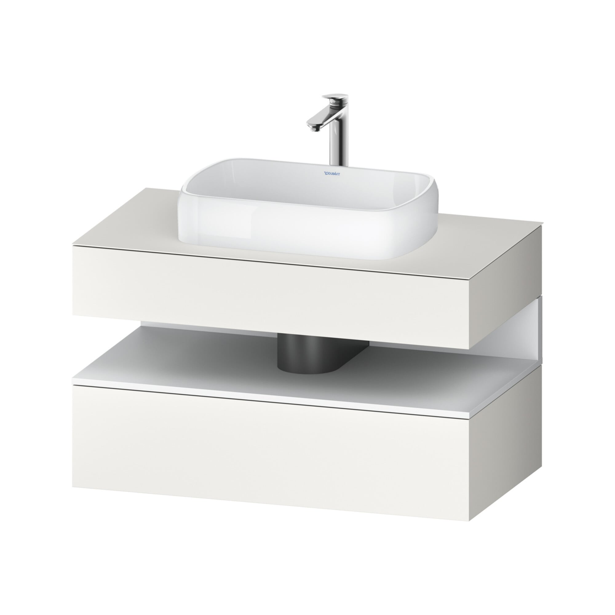 Duravit Waschtischunterschrank Qatego 100x55x60cm, w m/we m, Pl, 1 Schubkast.