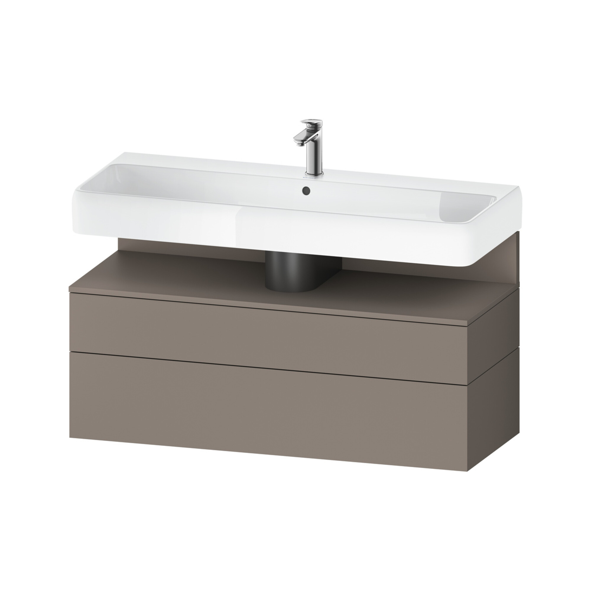 Duravit Waschtischunterschrank Qatego 119x47x59cm, ba m, 1 Schubkast., 1 Ausz.