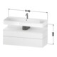 Duravit Waschtischunterschrank Qatego 119x47x59cm, ba m/E N, 1 Kast, m B