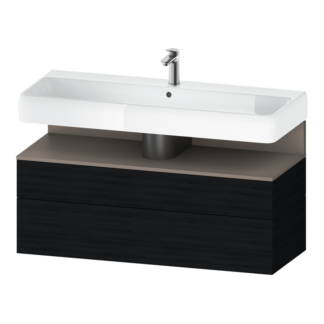 Duravit Waschtischunterschrank Qatego 119x47x59cm, ba m/E s, 1 Kast, 1 Ausz.