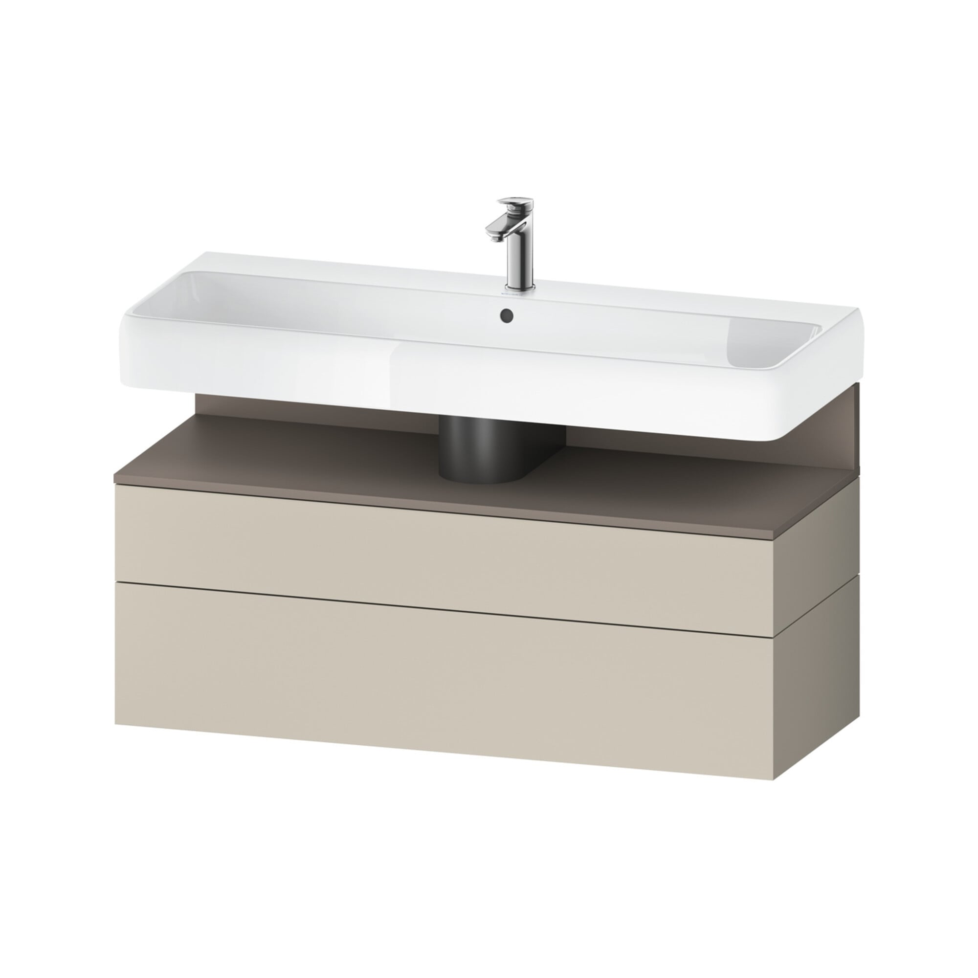 Duravit Waschtischunterschrank Qatego 119x47x59cm, ba m/ta m, 1 Kast, 1 Ausz.