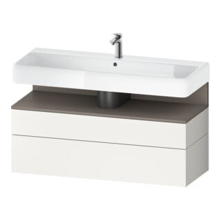 Duravit Waschtischunterschrank Qatego 119x47x59cm, ba m/we m, 1 Kast, 1 Ausz.