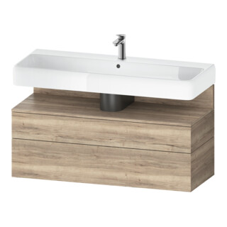 Duravit Waschtischunterschrank Qatego 119x47x59cm, E ma, 1 Schubkast., 1 Ausz.