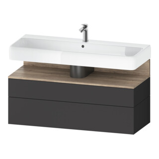 Duravit Waschtischunterschrank Qatego 119x47x59cm, E Ma/Gra m, 1 Kast, m B
