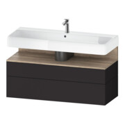 Duravit Waschtischunterschrank Qatego 119x47x59cm, E Ma/Gra m, 1 Kast, m B-1