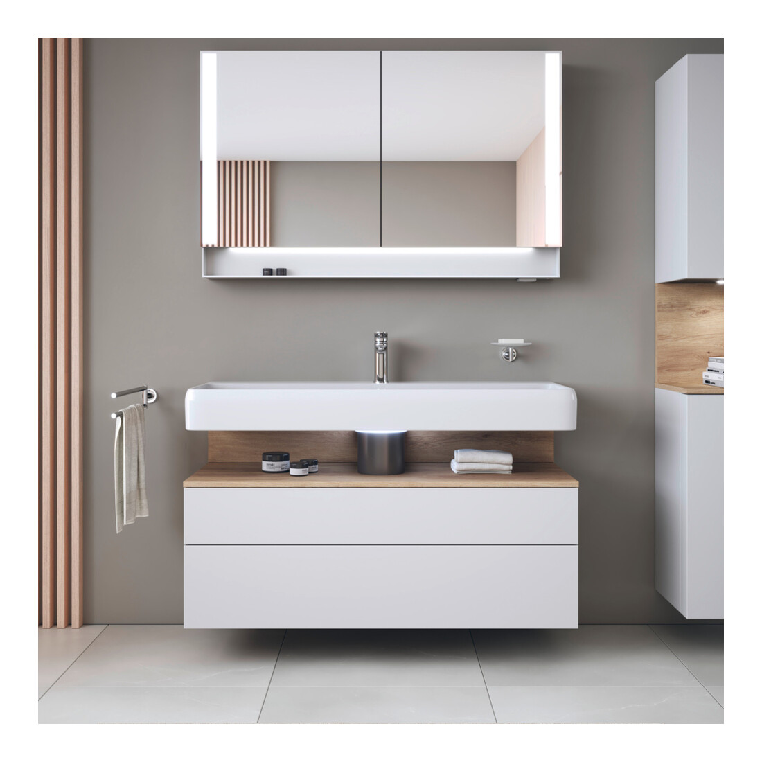 Duravit Waschtischunterschrank Qatego 119x47x59cm, E Ma/w m, 1 Kast, m B