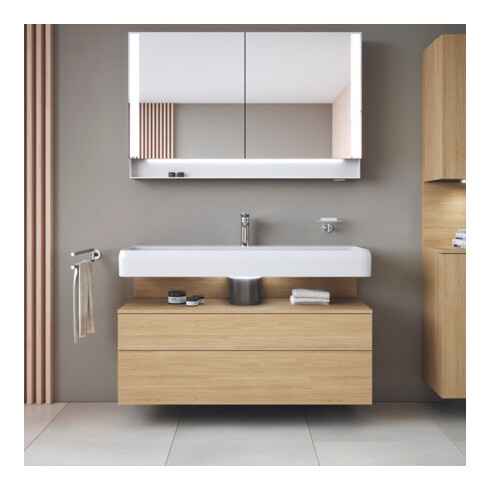 Duravit Waschtischunterschrank Qatego 119x47x59cm, E N, 1 Kast, m Nischenb