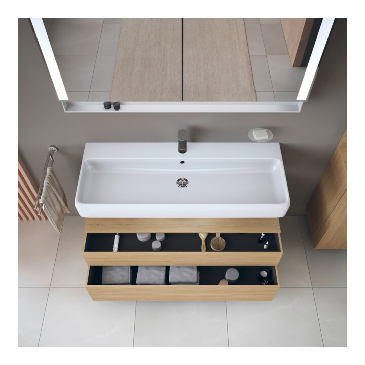 Duravit Waschtischunterschrank Qatego 119x47x59cm, E N, 1 Kast, m Nischenb