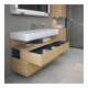 Duravit Waschtischunterschrank Qatego 119x47x59cm, E N, 1 Kast, m Nischenb