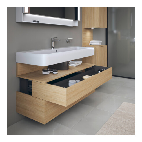 Duravit Waschtischunterschrank Qatego 119x47x59cm, E N, 1 Kast, m Nischenb