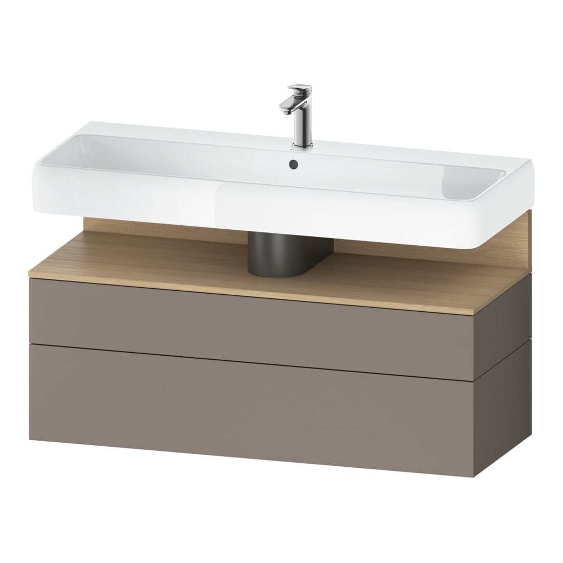 Duravit Waschtischunterschrank Qatego 119x47x59cm, E na/b m, 1 Kast, 1 Ausz.
