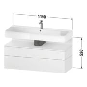 Duravit Waschtischunterschrank Qatego 119x47x59cm, E Na/E s, 1 Kast, m B-3