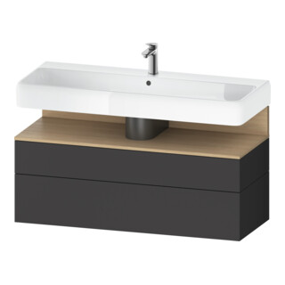Duravit Waschtischunterschrank Qatego 119x47x59cm, E na/gra m, 1 Kast, m B