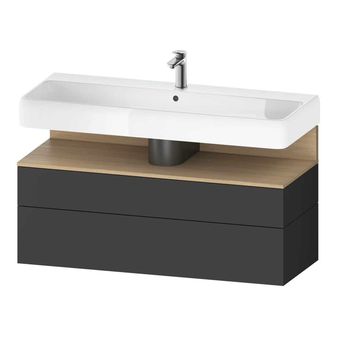 Duravit Waschtischunterschrank Qatego 119x47x59cm, E na/gra m, 1 Kast, m B
