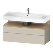 Duravit Waschtischunterschrank Qatego 119x47x59cm, E na/tau m, 1 Kast, 1 Ausz.