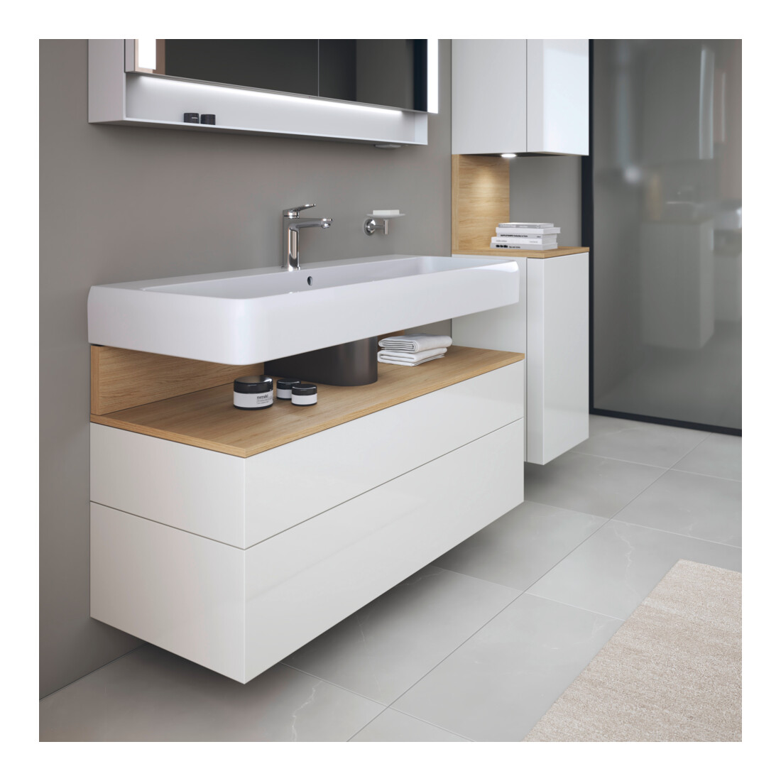 Duravit Waschtischunterschrank Qatego 119x47x59cm, E na/we g, 1 Kast, m B