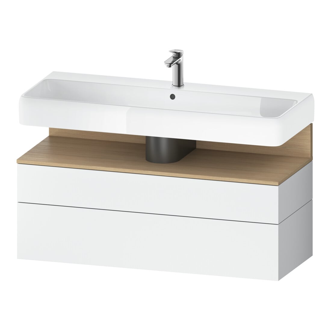 Duravit Waschtischunterschrank Qatego 119x47x59cm, E na/we m, 1 Kast, 1 Ausz.
