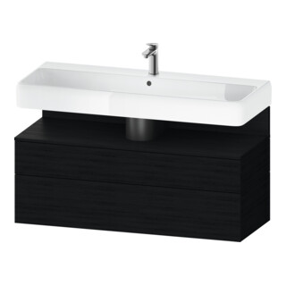 Duravit Waschtischunterschrank Qatego 119x47x59cm, E sw, 1 Schubkast., 1 Ausz.