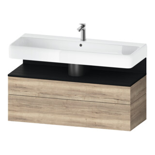 Duravit Waschtischunterschrank Qatego 119x47x59cm, E sw/E Ma, 1 Kast, m B