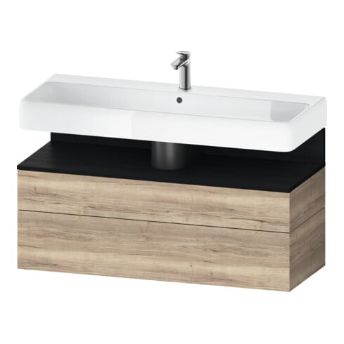 Duravit Waschtischunterschrank Qatego 119x47x59cm, E sw/E Ma, 1 Kast, m B
