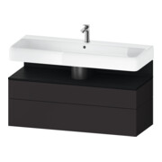 Duravit Waschtischunterschrank Qatego 119x47x59cm, E sw/gra m, 1 Kast, m B-1