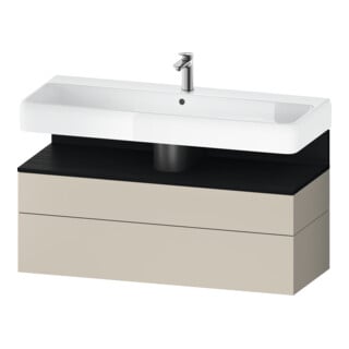 Duravit Waschtischunterschrank Qatego 119x47x59cm, E sw/tau m, 1 Kast, 1 Ausz.