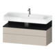 Duravit Waschtischunterschrank Qatego 119x47x59cm, E sw/tau m, 1 Kast, m B-1