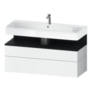 Duravit Waschtischunterschrank Qatego 119x47x59cm, E sw/we m, 1 Kast, m B