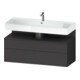 Duravit Waschtischunterschrank Qatego 119x47x59cm, gra m, 1 Kast, 1 Ausz.-1