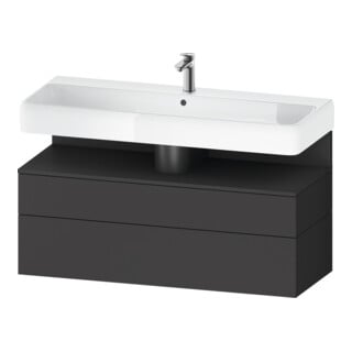 Duravit Waschtischunterschrank Qatego 119x47x59cm, gra m, 1 Kast, m Nischenb