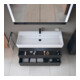 Duravit Waschtischunterschrank Qatego 119x47x59cm, gra m, 1 Kast, m Nischenb