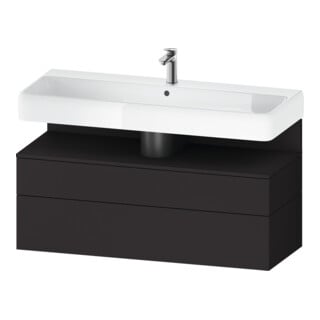Duravit Waschtischunterschrank Qatego 119x47x59cm, gra m, 1 Kast, m Nischenb